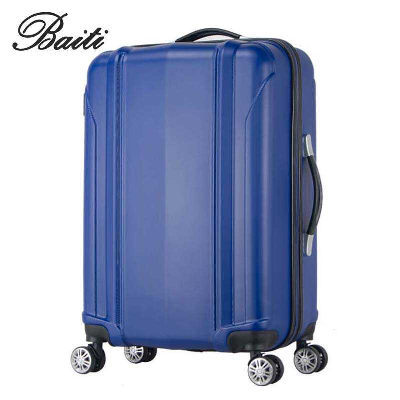 厂家直销拉杆箱abs旅行箱静音万向轮24寸出国行李箱包一件代发